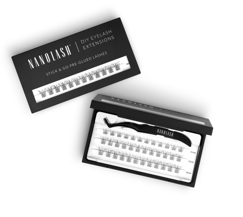 Pestañas postizas pre-pegadas nanolash